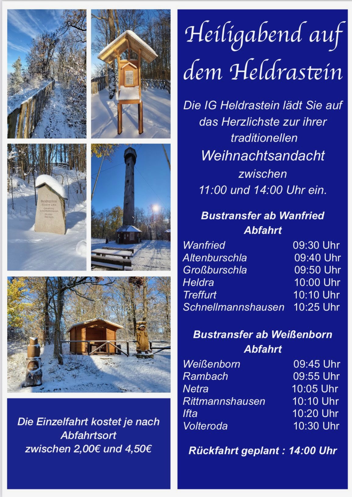 Heldrastein Heiligabend 